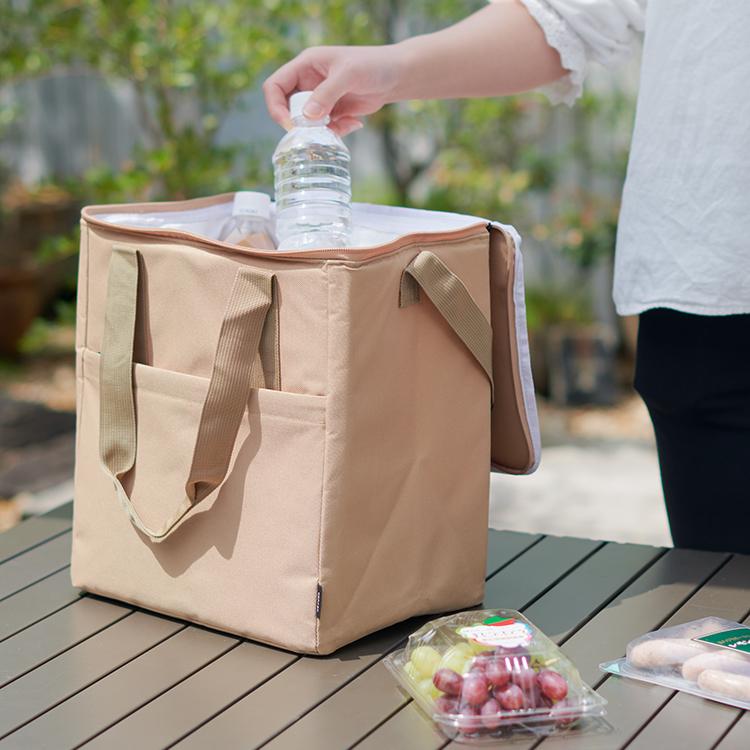 クーラーバッグ 手提げ 肩掛け エコバッグ 買い物バッグ 無地 シンプル おしゃれ たためる2way保冷バッグ 18l Keyuca ケユカ Keyuca Yahoo ショッピング店 通販 Yahoo ショッピング