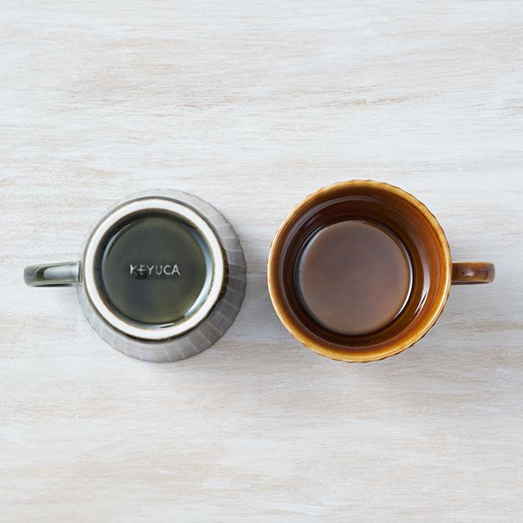 KEYUCA（ケユカ） コーヒーカップ シンプル 食洗機対応 モダン コップ