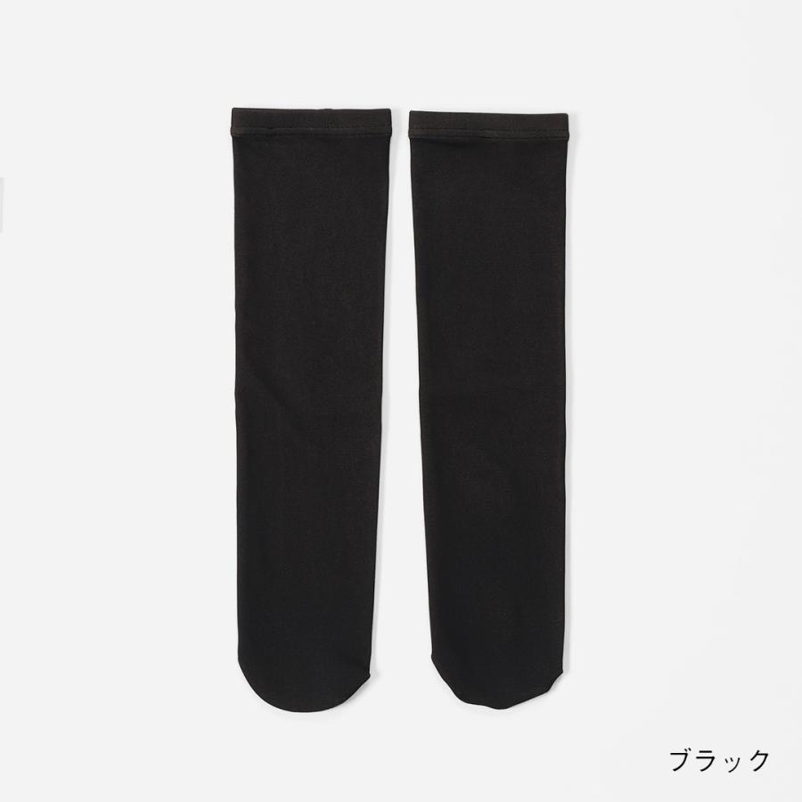 靴下 ソックス 透け感 レディース おしゃれ  通販|d 薄見えフェイク靴下 130デニール ブラック|ソックス|靴下  KEYUCA(ケユカ) | KEYUCA | 01