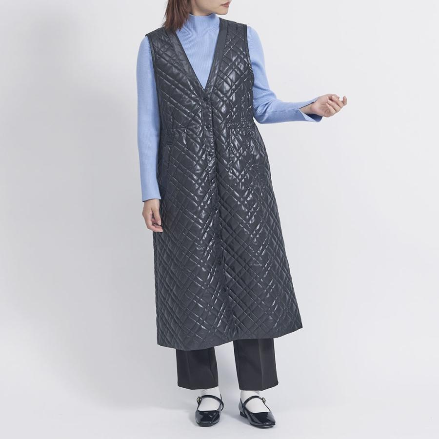 レディース 新作 ジャンパースカート ワンピース ジレ 防汚 撥水 すごナノ撥水 ｜ 【すごナノ撥水】デザインキルトジャンパースカートジレ  KEYUCA(ケユカ) | KEYUCA | 01