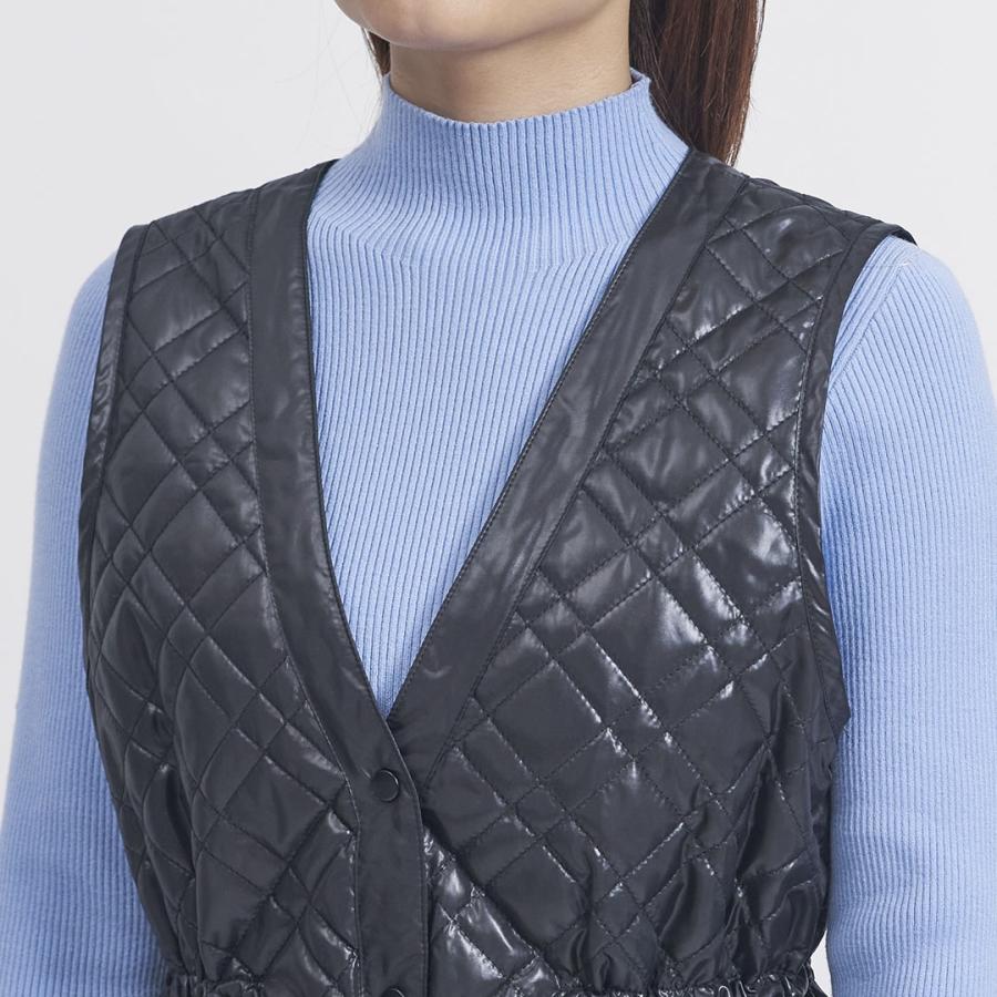 レディース 新作 ジャンパースカート ワンピース ジレ 防汚 撥水 すごナノ撥水 ｜ 【すごナノ撥水】デザインキルトジャンパースカートジレ  KEYUCA(ケユカ) | KEYUCA | 05