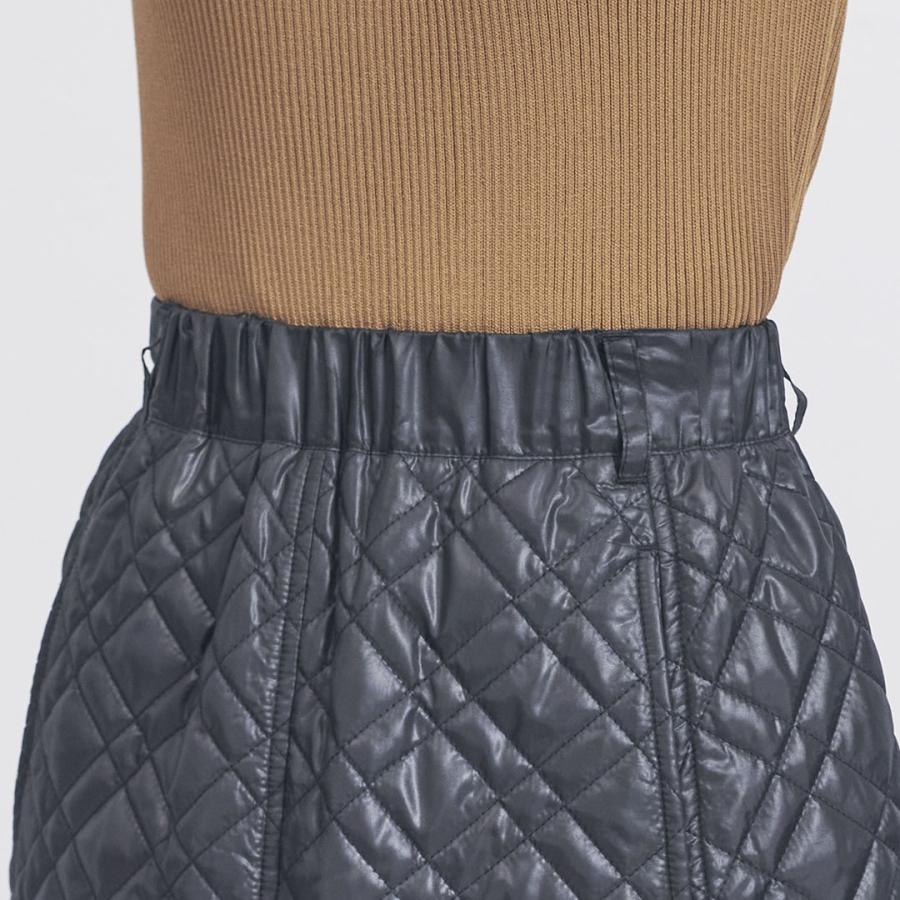 レディース 新作 スカート 防汚 撥水 すごナノ撥水 レイヤード 保温 ウエスト調整 キルティング ｜ 【すごナノ撥水】デザインキルトスカート  KEYUCA(ケユカ) | KEYUCA | 05