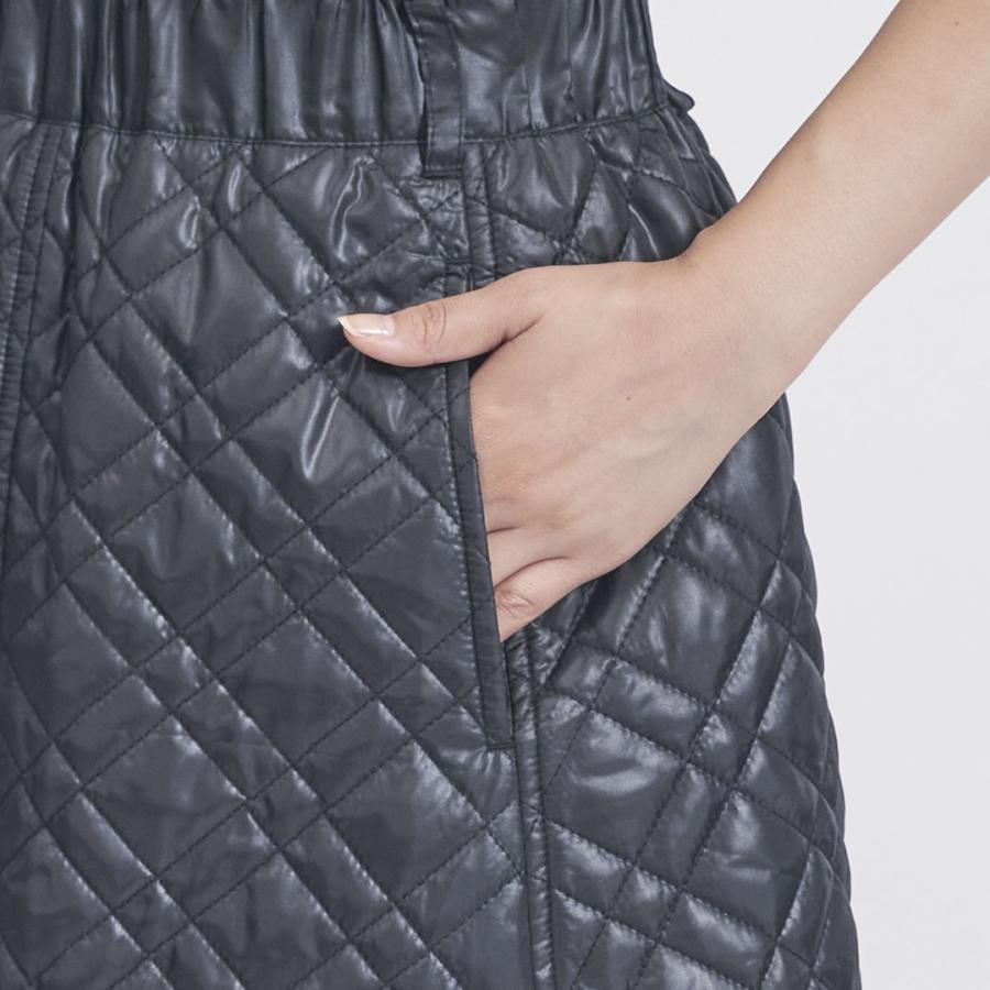 レディース 新作 スカート 防汚 撥水 すごナノ撥水 レイヤード 保温 ウエスト調整 キルティング ｜ 【すごナノ撥水】デザインキルトスカート  KEYUCA(ケユカ) | KEYUCA | 07