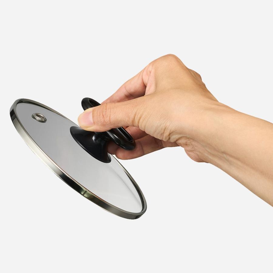 コンパクト 時短 シンプル ふっ素コーティング ワンタッチで炊飯 低消費電力｜ ガラス蓋で洗いやすいミニ炊飯器 ブラック  KEYUCA(ケユカ) | KEYUCA | 04