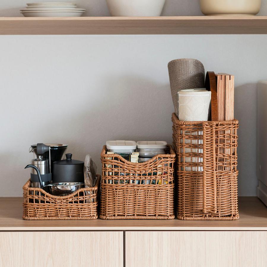 KEYUCA（ケユカ） 収納BOX 箱 ケース 樹脂製 バスケット ｜ 洗えるPP