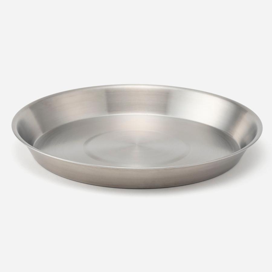 お皿 円形 食器 シンプル プレート 取り皿 とり皿 ｜ Loozaステンレスプレート24cm  KEYUCA(ケユカ) | KEYUCA