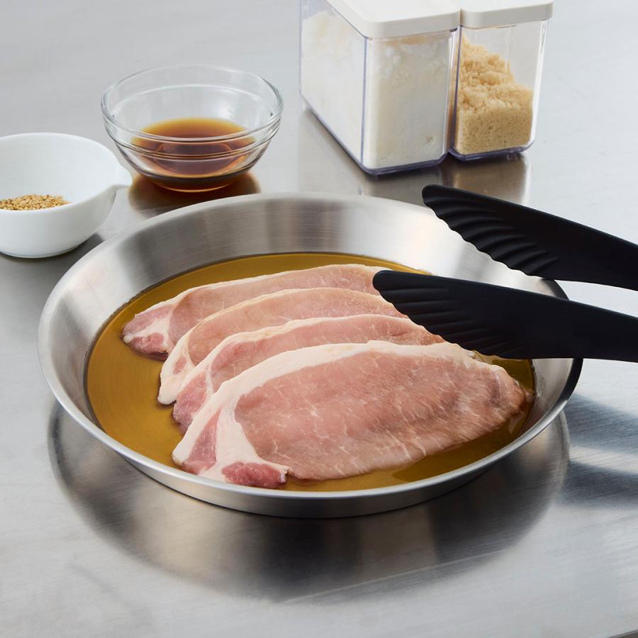 お皿 円形 食器 シンプル プレート 取り皿 とり皿 ｜ Loozaステンレスプレート24cm  KEYUCA(ケユカ) | KEYUCA | 05