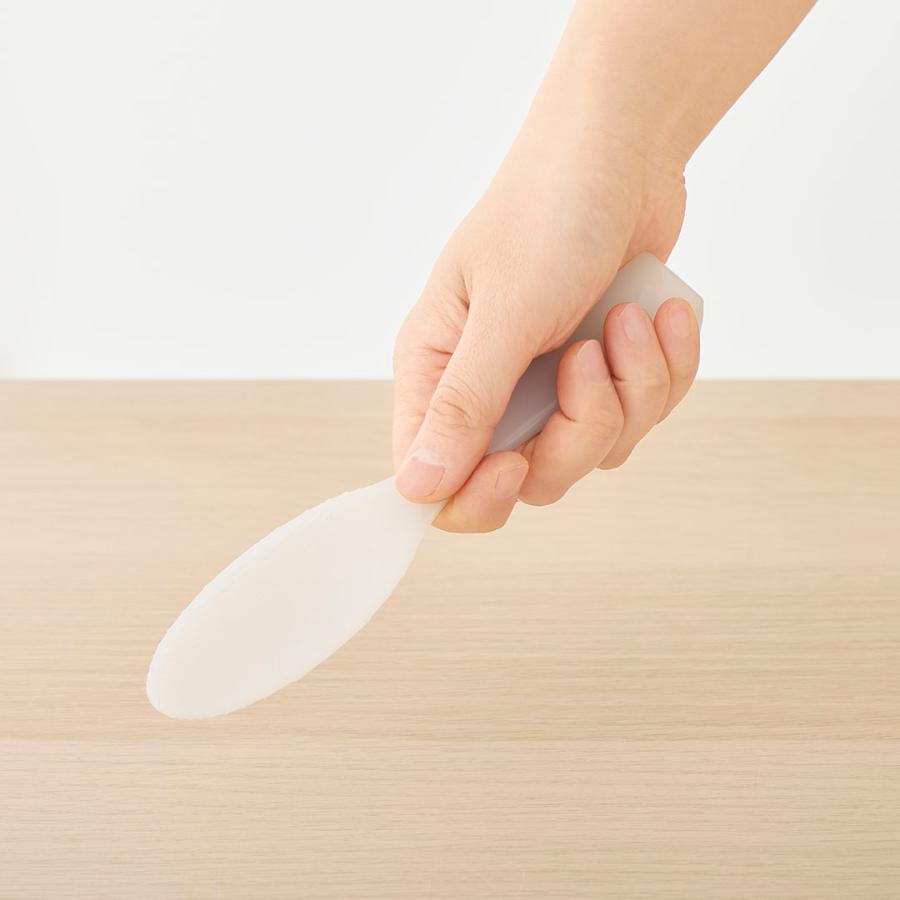 国産 しゃもじ 自立式 コンパクト おしゃれ くっつきにくい 抗菌剤入り ｜ 抗菌 立つしゃもじ スリム  KEYUCA(ケユカ) | KEYUCA | 07