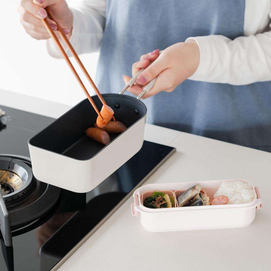 鍋 フライパン キッチン用品 調理器具 直火 無地 シンプル ｜ 立つスティックパン ライトグレー  KEYUCA(ケユカ) | KEYUCA | 01
