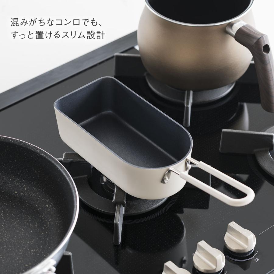 鍋 フライパン キッチン用品 調理器具 直火 無地 シンプル ｜ 立つスティックパン ライトグレー  KEYUCA(ケユカ) | KEYUCA | 06