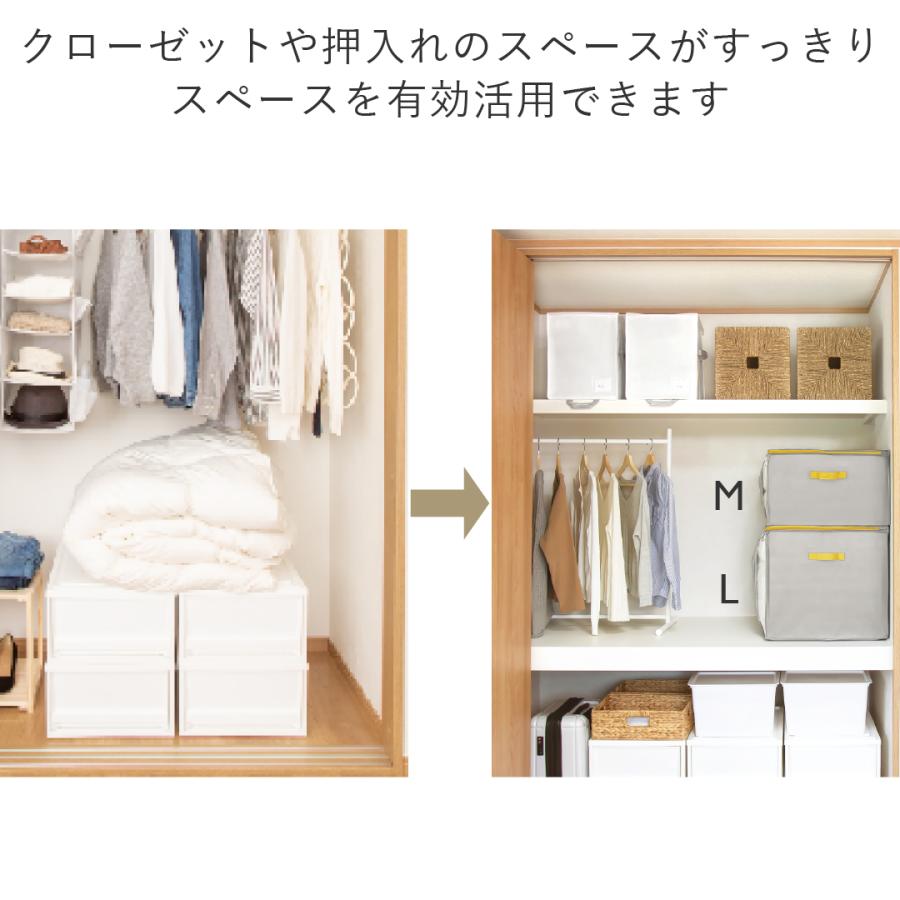 KEYUCA（ケユカ） 軽圧縮 羽毛布団収納 クローゼット 押入れ 衣替え 袋