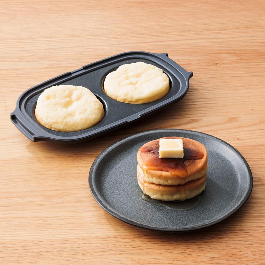 キッチン用品 電子レンジ用品 調理器具 直火並み 蒸し器 時短 食洗機可 ｜ 【電子レンジ専用】簡単レンジグリル スリム2連 ウォームグレー  KEYUCA(ケユカ) | KEYUCA | 11