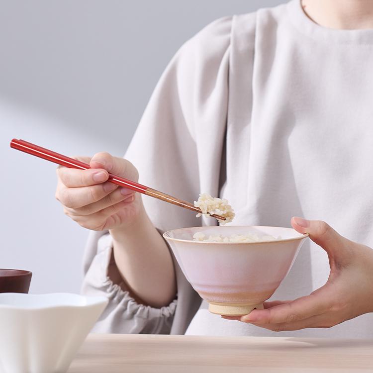 KEYUCA（ケユカ） 箸 お箸 八角箸 木製 天然木 滑り止め付き 食洗機