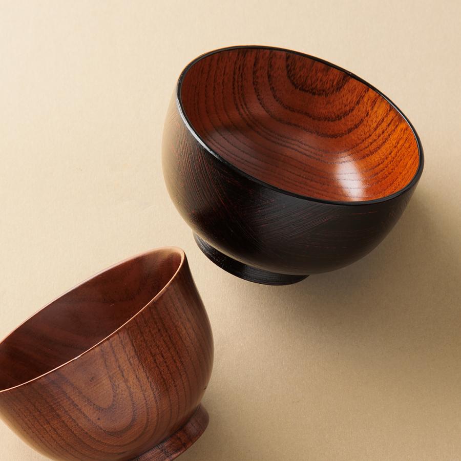 KEYUCA（ケユカ） 汁椀 お椀 味噌汁椀 スープボウル 木製椀 天然木