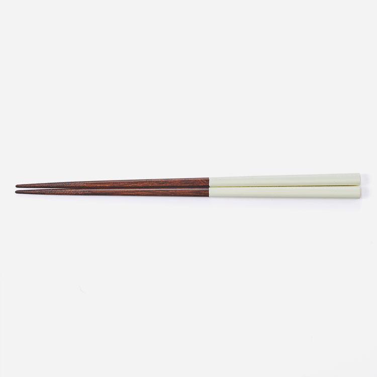 KEYUCA（ケユカ） 箸 日本製 食洗機対応 天然木 23cm 滑り止め 抗菌