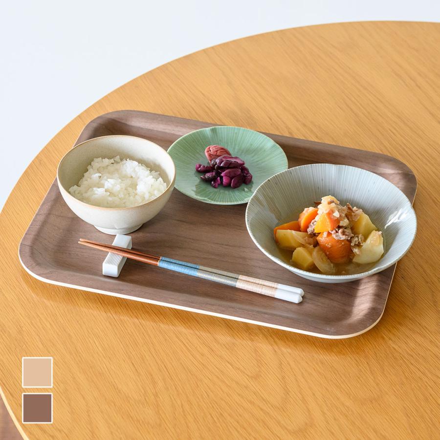 KEYUCA（ケユカ） トレイ お盆 木製トレー ランチトレー 滑りにくい
