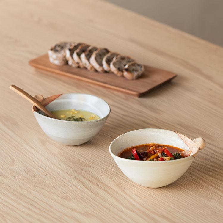 KEYUCA（ケユカ） ボウル 日本製 食器 耳付き 汁椀 お椀 フルーツ