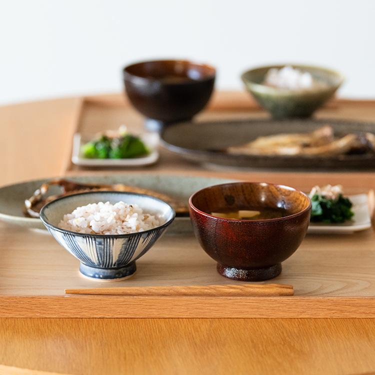 KEYUCA（ケユカ） 日本製 国産 食器 陶器 飯椀 ご飯椀 モダン シンプル