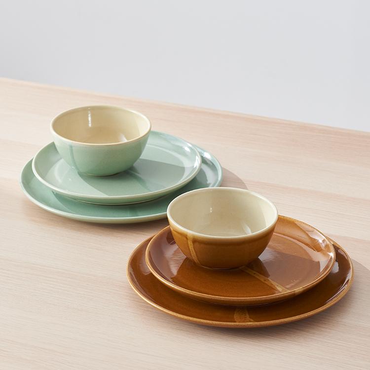KEYUCA（ケユカ） 日本製 国産 食器 和食器 お皿 皿 陶器 ブラウン