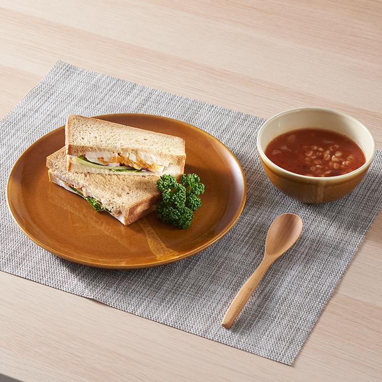 KEYUCA（ケユカ） 日本製 国産 食器 和食器 お皿 皿 陶器 ブラウン