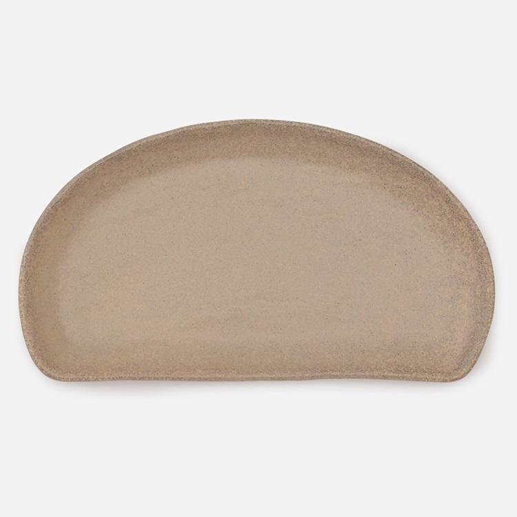 国産 長皿 おしゃれ 器 焼き魚 串焼き 刺身 和 プレート｜ 美濃焼 おぼろ釉半月皿  KEYUCA(ケユカ) | KEYUCA | 05