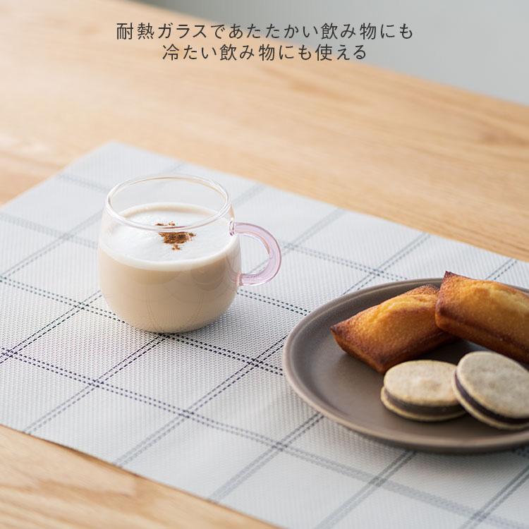 KEYUCA マグカップ ティーカップ 耐熱ガラス マグ コーヒー