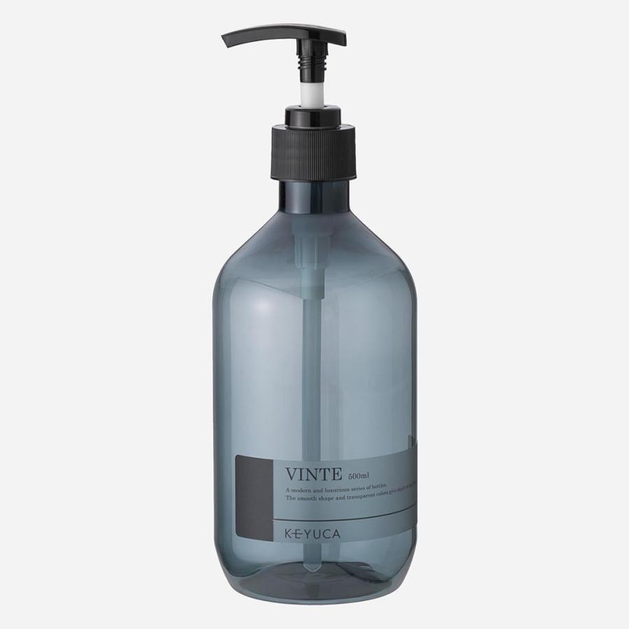 ソープディスペンサー 詰め替えボトル シャンプーボトル ディスペンサーボトル シャンプー[VINTE ボトル 500ml KEYUCA ケユカ]｜keyuca｜02