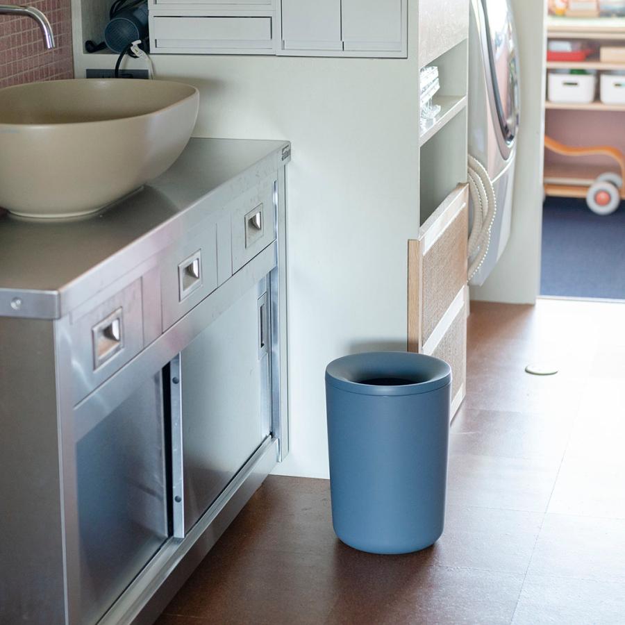 KEYUCA（ケユカ） ゴミ箱 10リットル 袋が見えない シンプル 丸型