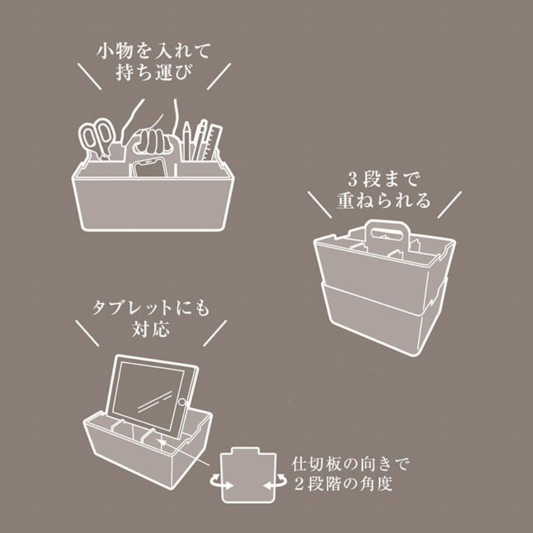 KEYUCA（ケユカ） 小物収納 日本製 卓上収納 デスクオーガナイザー