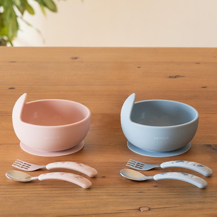 KEYUCA（ケユカ） 食器 シリコンボウル 子供用 キッズ 電子レンジ対応