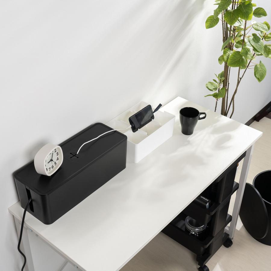 KEYUCA（ケユカ） 収納ボックス 滑り止め 排熱 通気孔 日本製 ホワイト