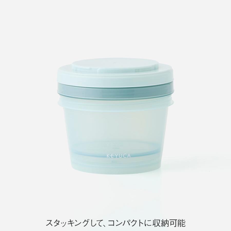 KEYUCA（ケユカ） 国産 タッパー 保存容器 ストック ごはん 軽量