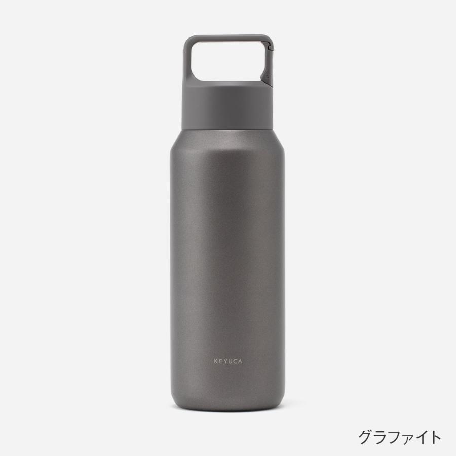 ✨そのまま投入OK✨ジューサー 大容量 取り付け簡単 搾りカス分離 グレー KEYUCA（ケユカ） ボトル 550ml 炭酸対応 カラビナ付き 保温 保冷 食洗