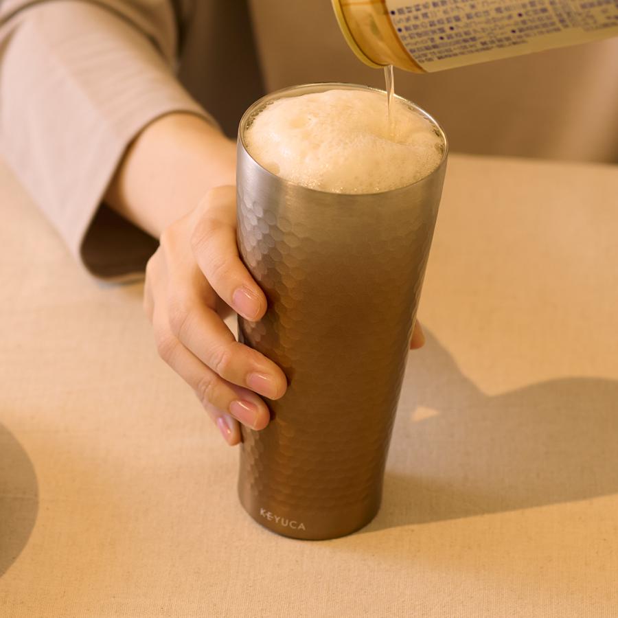 KEYUCA（ケユカ） タンブラー ステンレス 保温 保冷 380ml 真空断熱