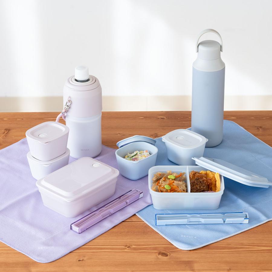 KEYUCA（ケユカ） 水筒 真空2重構造 氷止め付き シンプル ステンレス