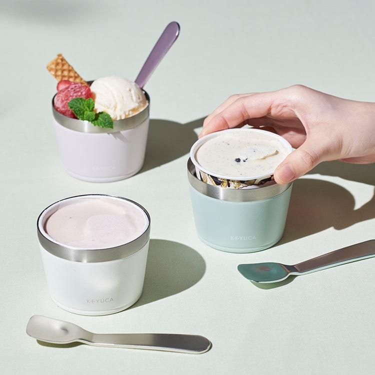 KEYUCA（ケユカ） スプーン 食器 カトラリー アイススプーン シンプル