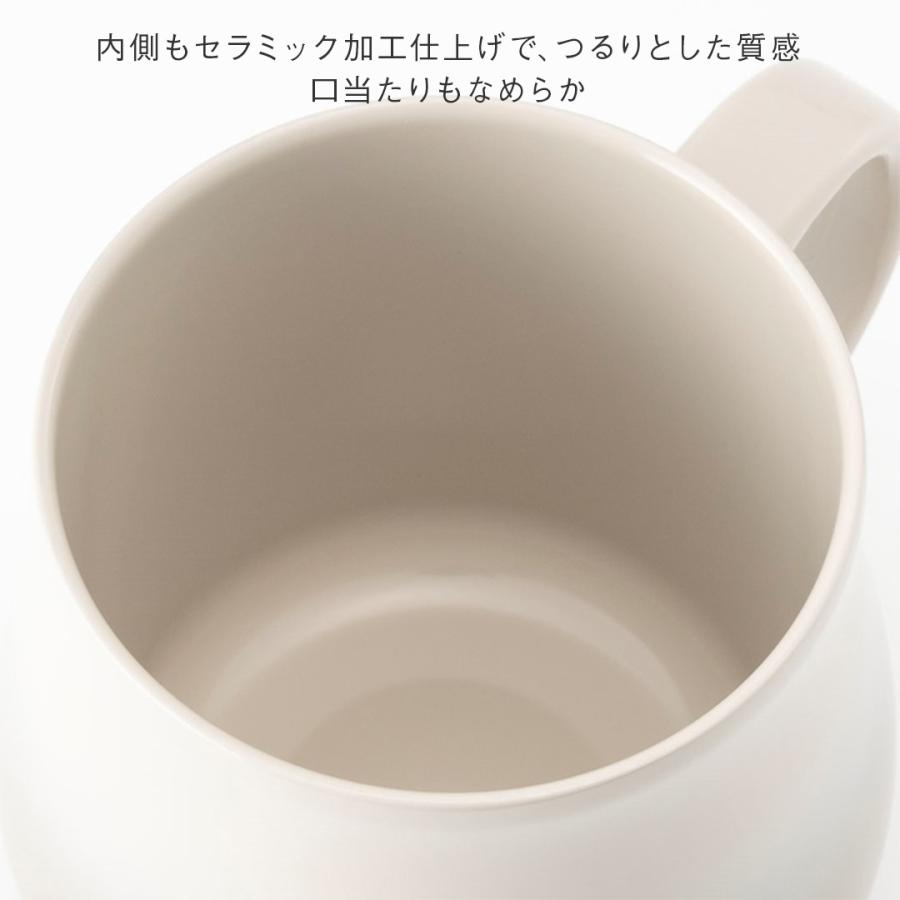 KEYUCA（ケユカ） 陶器のような真空断熱マグ ステンレスマグ 400ml