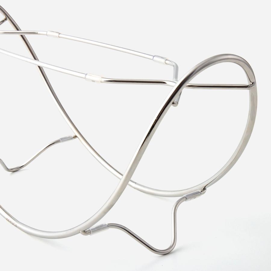 KEYUCA 二段式ケーキスタンド ホワイト ケユカ　食器　皿　プレート KEYUCA（ケユカ） テーブル スリム 人気 ティータイム アウトドア