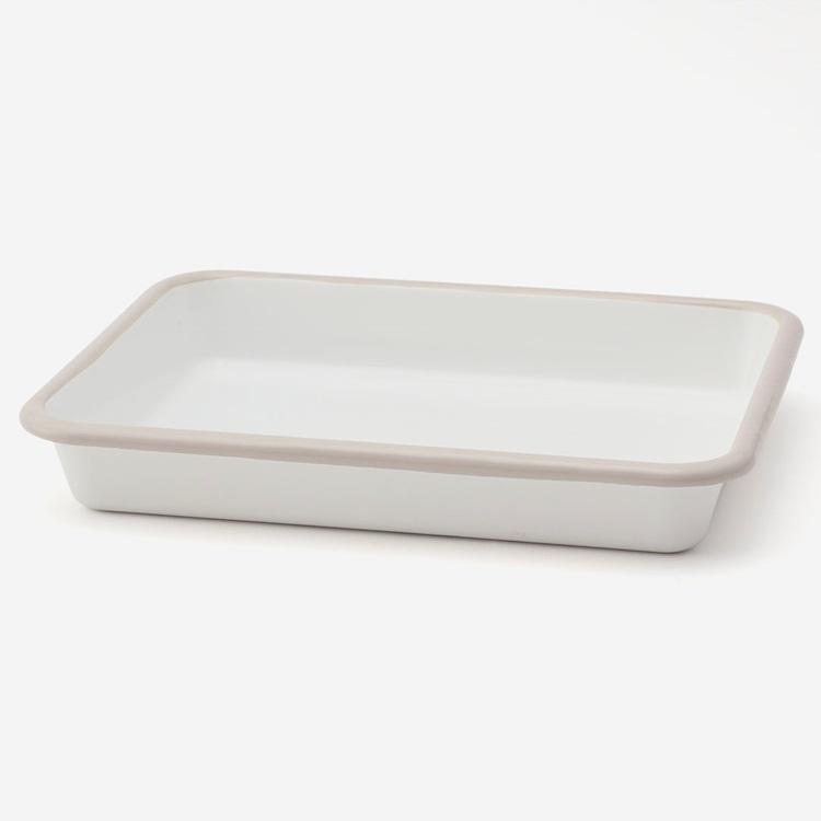 トレー キッチン用品 下味 下ごしらえ 調理器具 食洗機 オーブン 直火 IH｜ ホーローバット25×20cm  KEYUCA(ケユカ) | KEYUCA | 05