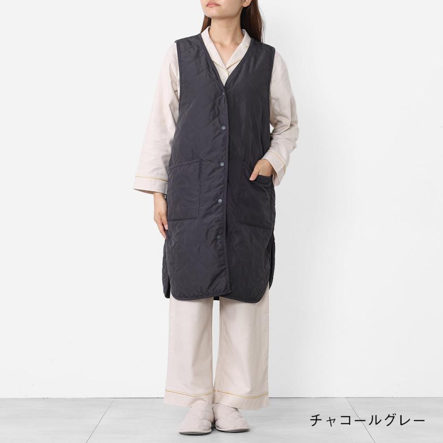 KEYUCA（ケユカ） ベスト 中綿 あったか 部屋着 レディース おしゃれ