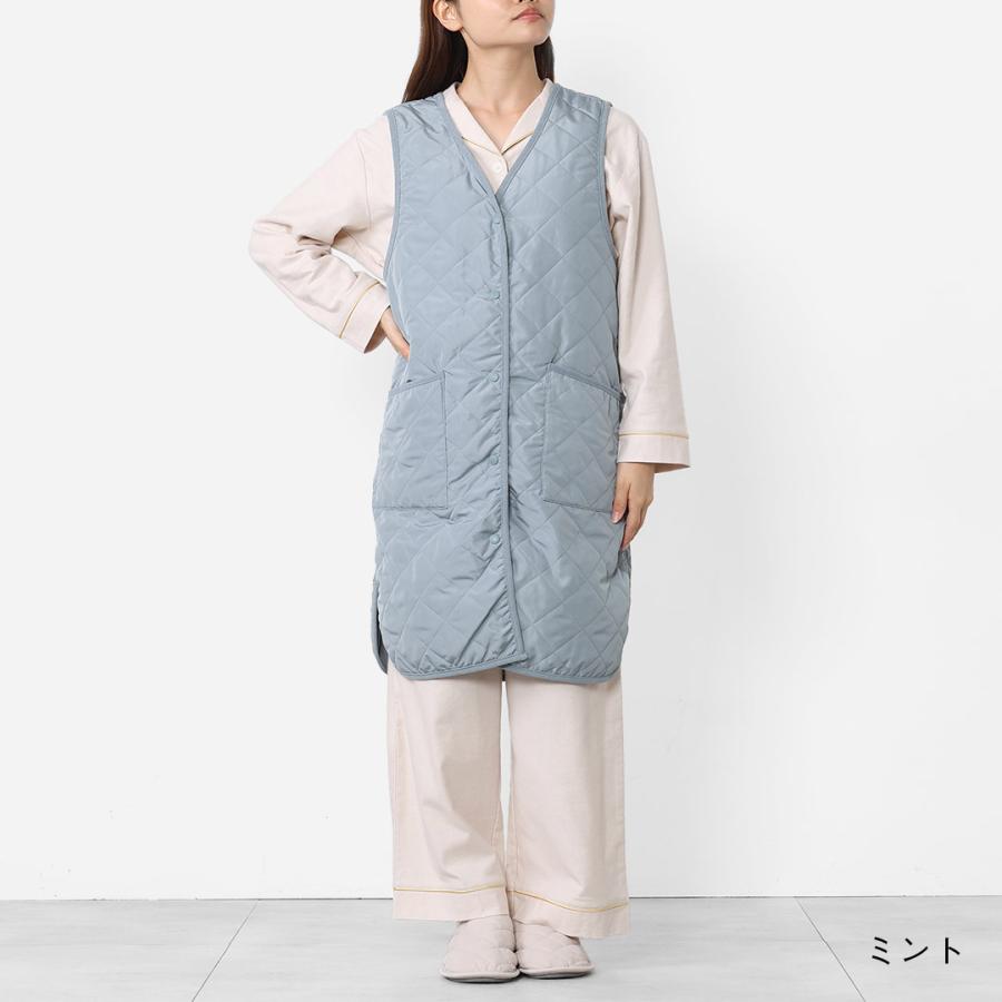 KEYUCA（ケユカ） ベスト 中綿 あったか 部屋着 レディース おしゃれ