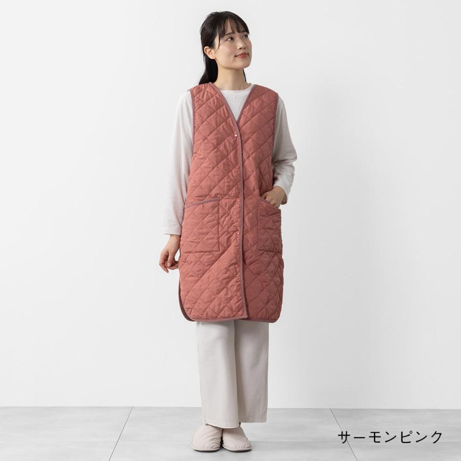 KEYUCA（ケユカ） ベスト 中綿 あったか 部屋着 レディース おしゃれ