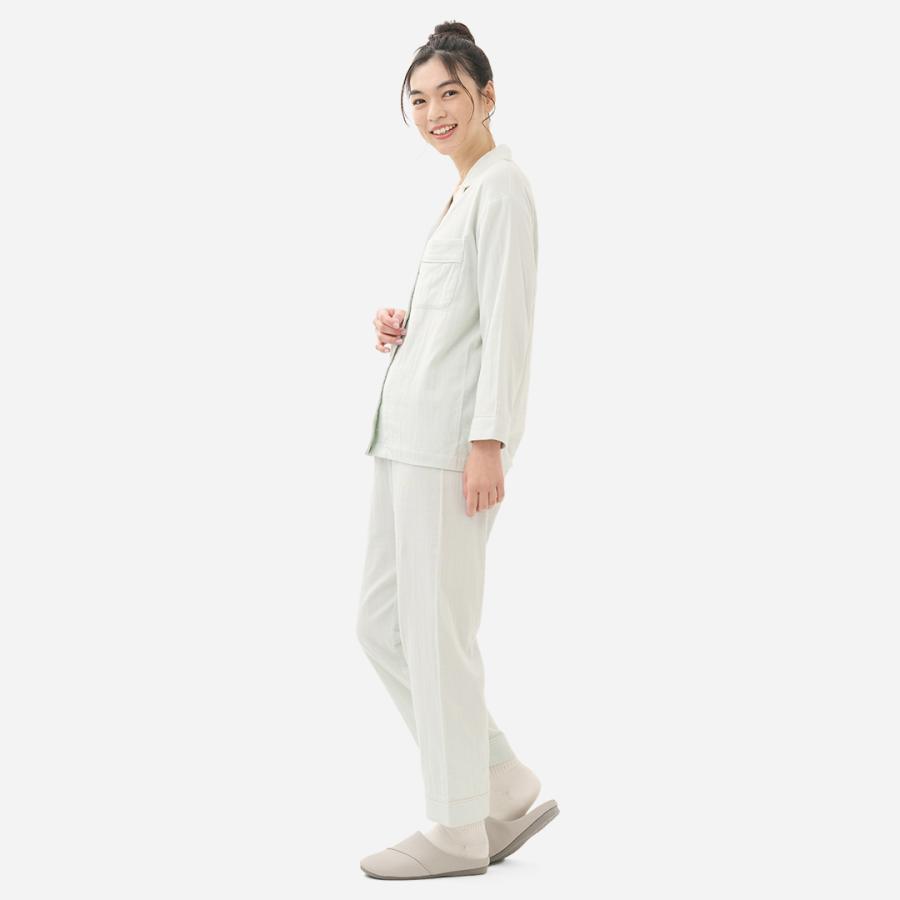 パジャマ 寝間着 上下セット 伸縮性 レディース｜ ケユカナイトウェア ストレッチガーゼセットアップ KEYUCA(ケユカ) | KEYUCA | 04