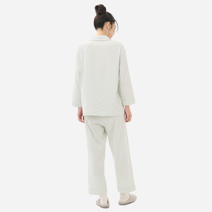 パジャマ 寝間着 上下セット 伸縮性 レディース｜ ケユカナイトウェア ストレッチガーゼセットアップ KEYUCA(ケユカ) | KEYUCA | 05