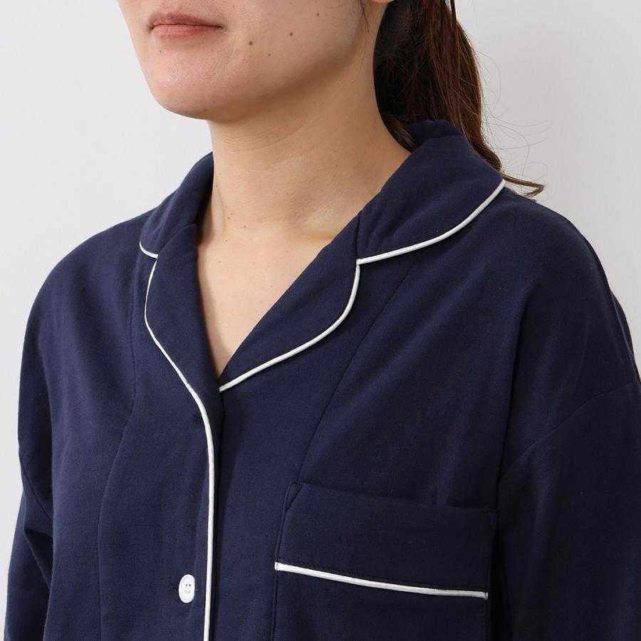 パジャマ 寝間着 上下セット 伸縮性 レディース｜ ケユカナイトウェア ストレッチガーゼセットアップ KEYUCA(ケユカ) | KEYUCA | 06