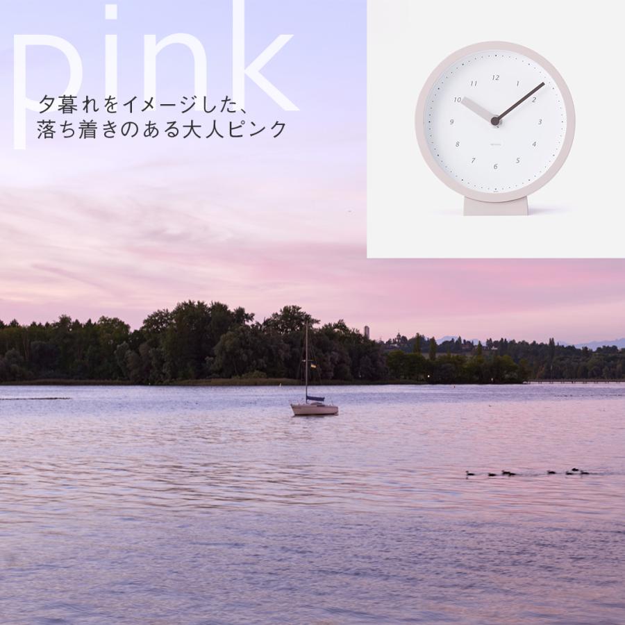 KEYUCA（ケユカ） 掛け時計 置き時計 2WAY アナログ時計 秒針なし