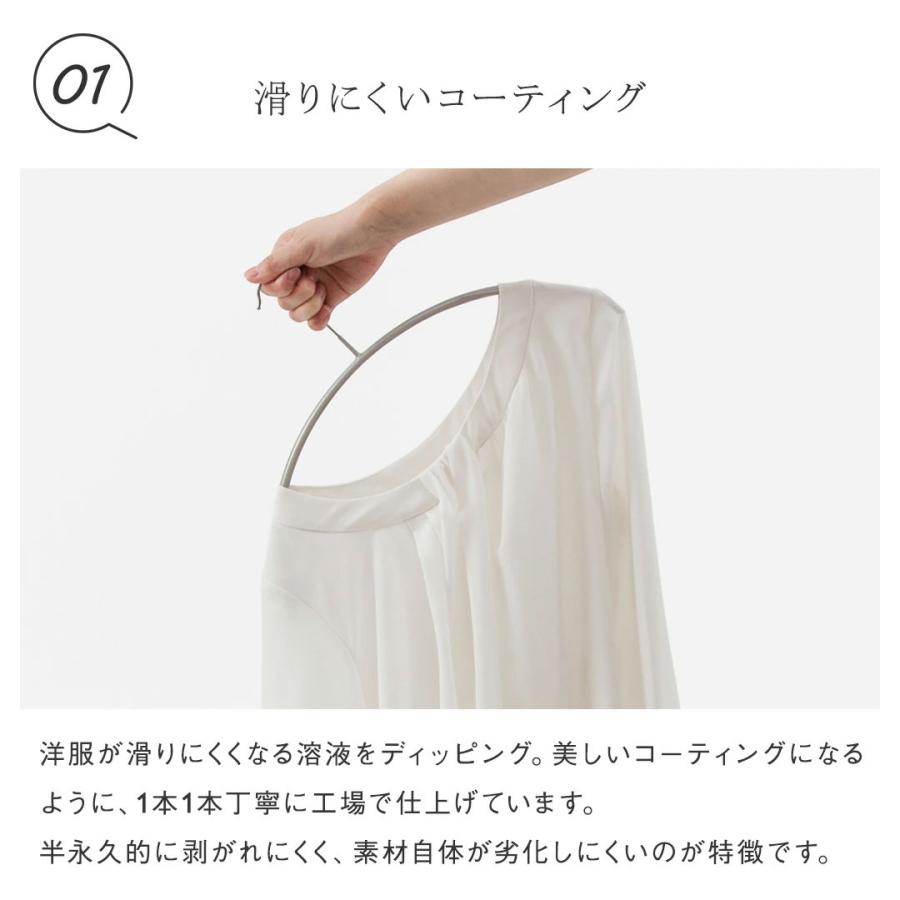 KEYUCA（ケユカ） すべらない ハンガー ニットハンガー 型崩れ防止