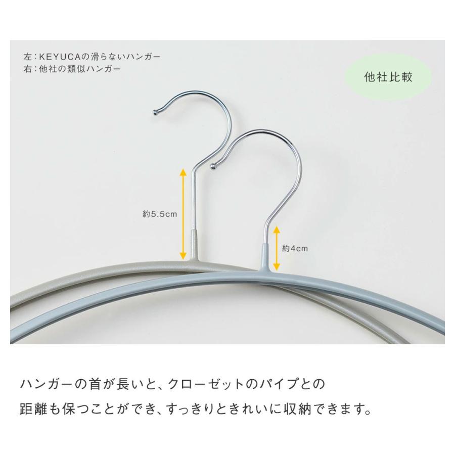 KEYUCA（ケユカ） すべらない ハンガー ニットハンガー 型崩れ防止