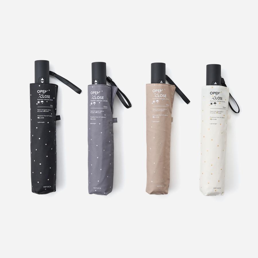 折り畳み傘 折畳み傘 折り畳傘 折畳傘 おりたたみ傘 おりたたみかさ UVカット｜ 折畳傘 自動開閉軽量 ラメドット  KEYUCA(ケユカ) | KEYUCA | 05