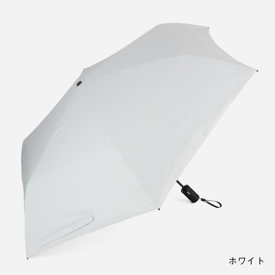 【特大サイズ】KEYUCA ベーシック遮光Ⅱライトグレー +無地ボイル4枚セット KEYUCA（ケユカ） 折畳傘 日傘 雨傘 晴雨兼用 自動開閉 レディース